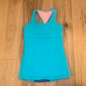 Ivivva tank with built in shelf bra